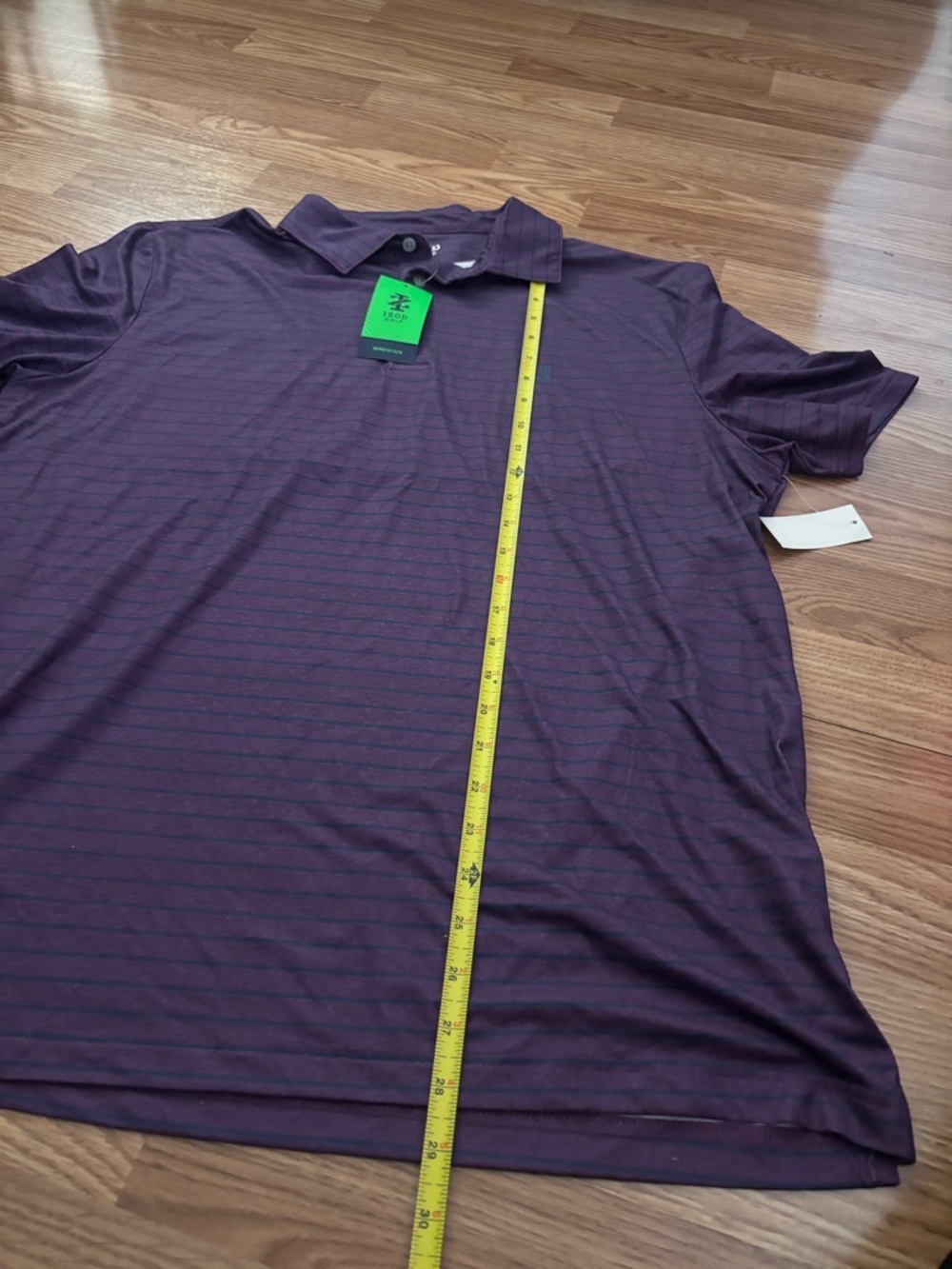 IZOD Swinflex Elite Golf Shirt Size Large - Picture 4 of 8